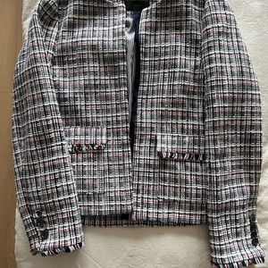 J Crew tweed suit jacket